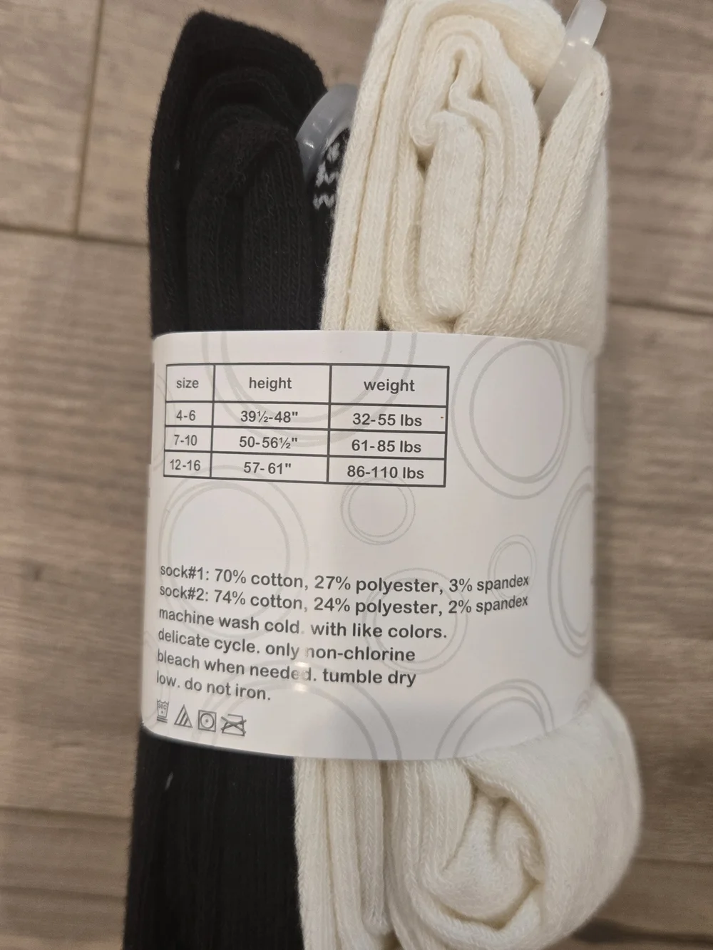 🌻 🎀 NWT Wonder Nation Girls Bow Tights 2-Pack - Size S (4-6) 🎀